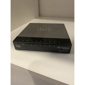 Cisco SG 200-08P POE Gigabit Smart Switch, No Charging Adapter